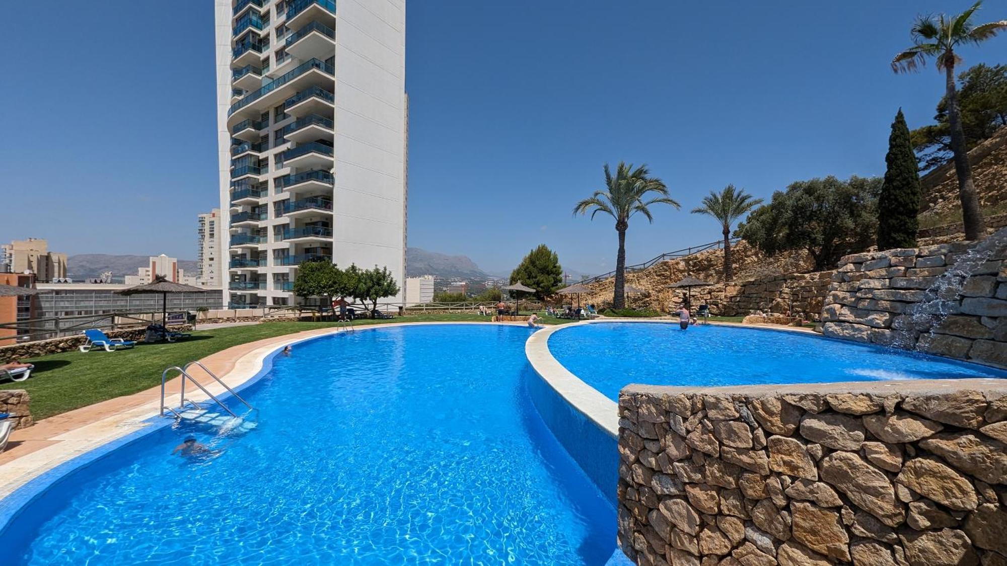 Torre Lugano Sea View Apartment 貝尼多姆 外观 照片